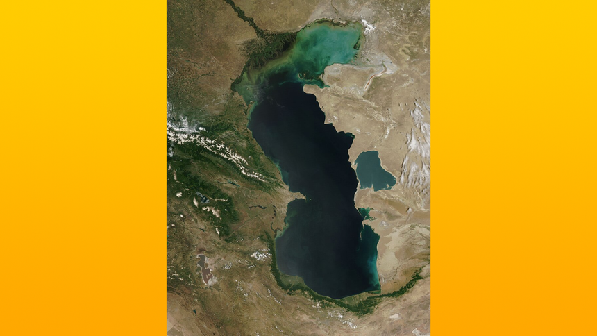 Каспийское море продолжило высыхать из-за изменения климата