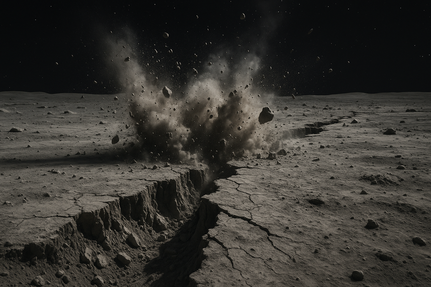 Лунотрясения оказались опаснее землетрясений — на Луне они могут длиться часами