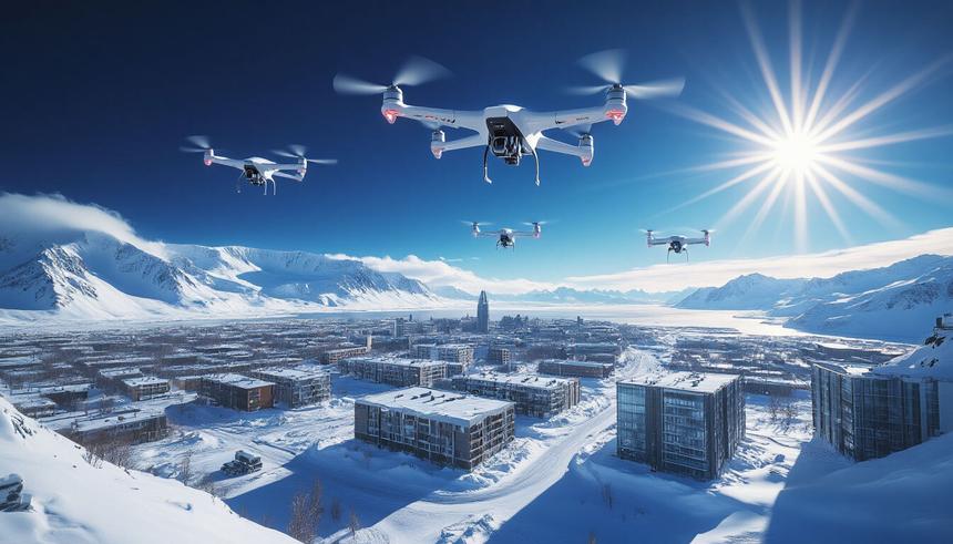 Беспилотная логистика снизит затраты проектов в Арктике почти на 40%