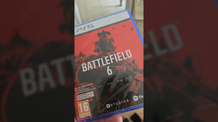 Диск с Battlefield 6 для PS5 попал в руки игрока раньше времени и раскрыл приятный сюрприз