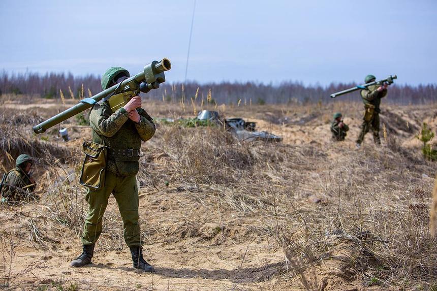 Бойцы с ПЗРК