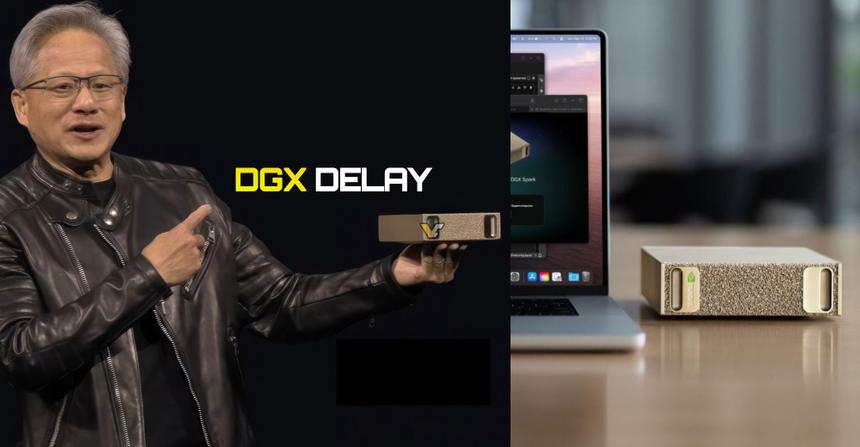 Мини-ПК DGX Spark с ИИ от NVIDIA снова не вышел — задержка превысила полгода