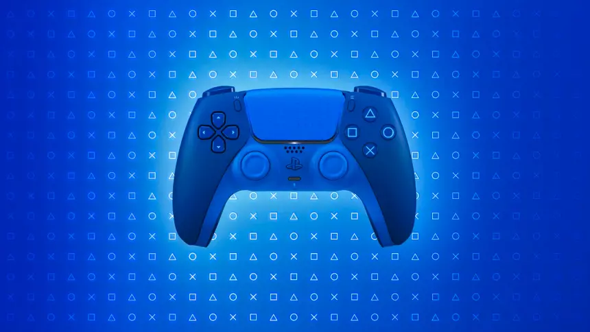Sony анонсировала полностью синий геймпад DualSense для PS5