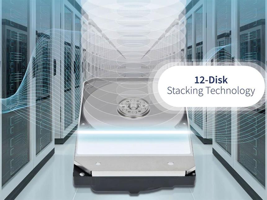 Toshiba создала технологию хранения данных из 12 дисков в одном обычном HDD