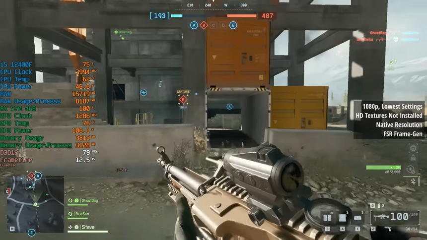 Battlefield 6 запустили на видеокарте дешевле самой игры