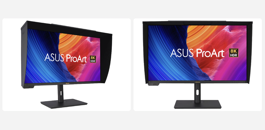Asus представила первый в мире 8K HDR MiniLED-монитор для профессионалов