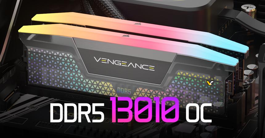 DDR5-память разогнали до рекордных 13 010 МТ/с