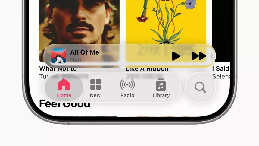 В iOS 26 появится возможность регулировать прозрачность интерфейса