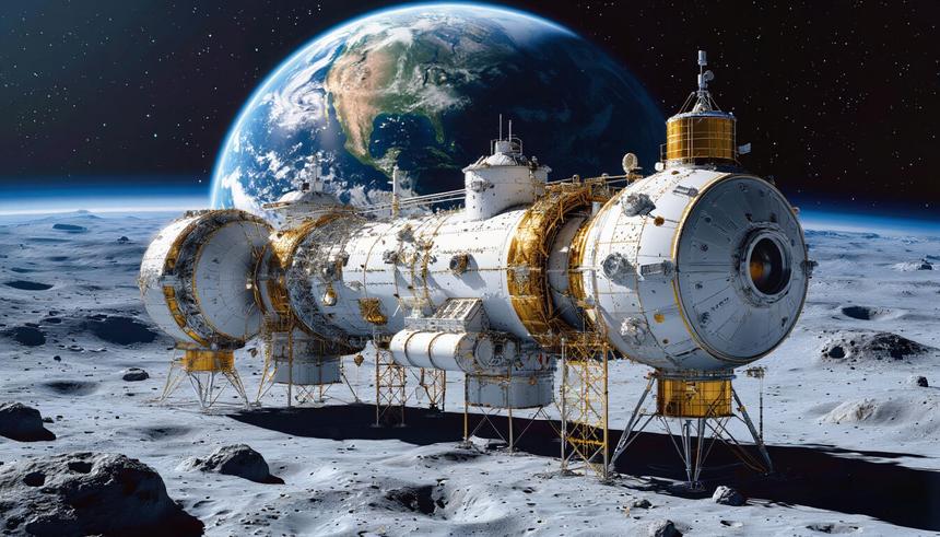 Россия развернет первые элементы лунной станции к 2034 году