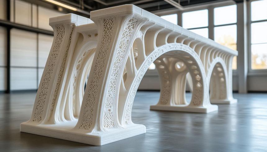 В Томске напечатали на 3D-принтере опоры для мостов