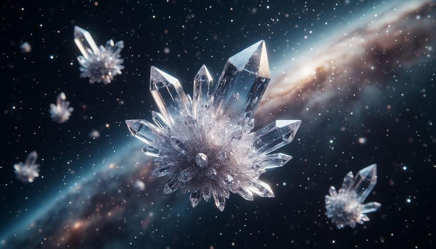 Российские космонавты впервые вырастили идеальные кристаллы в космосе