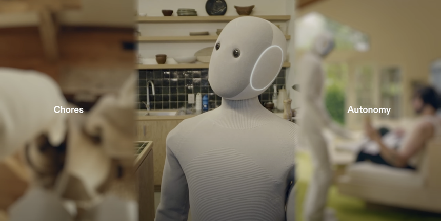 Норвежская 1X обогнала Tesla, начав продажи первого домашнего робота-гуманоидного