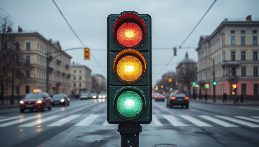 Умные светофоры в Москве ускорили проезд трамваев