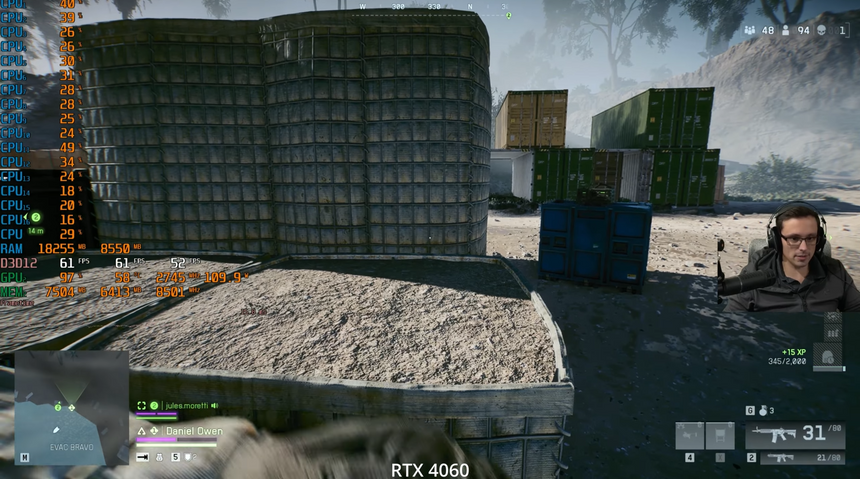 «Королевская битва» Battlefield 6 оказалась очень не требовательной — RTX 4060 тянет ультрах в 1440p