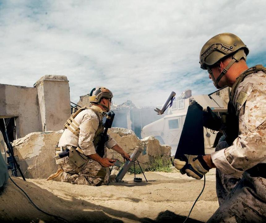 Дроны-камикадзе Switchblade выстреливаются по-миномётному