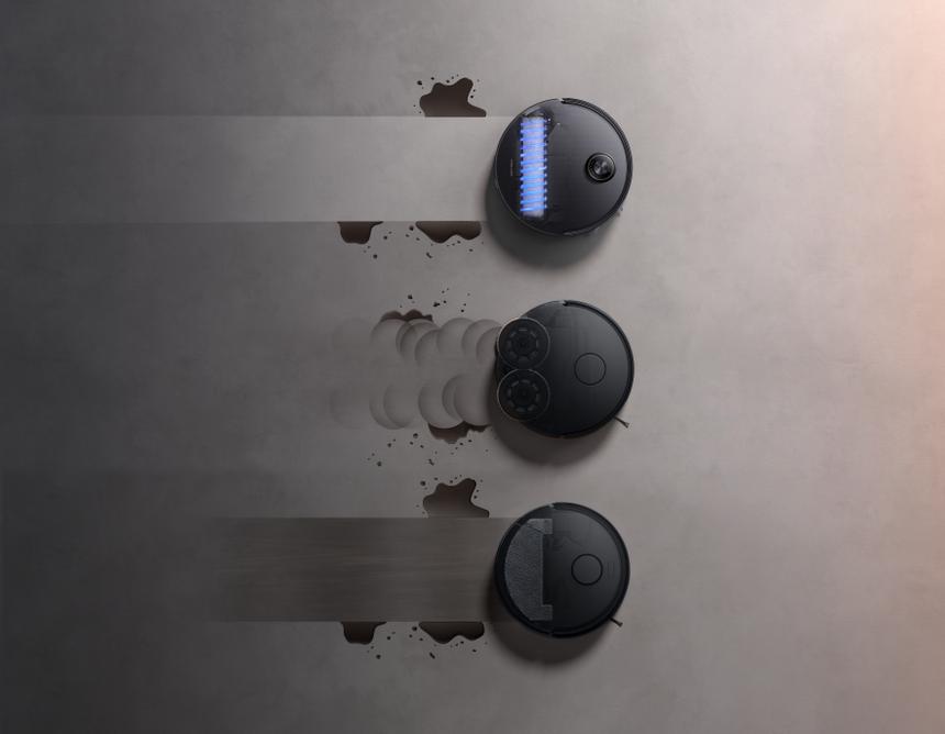 Новый робот-пылесос Trouver Z60 сам поднимает швабру и не мочит ковры