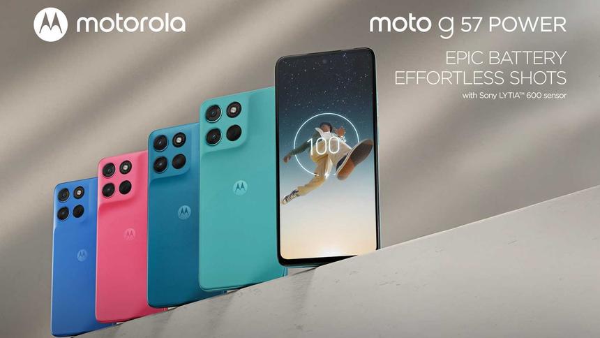 Motorola представила бюджетный телефон G57 Power с аккумулятором на 7000 мАч