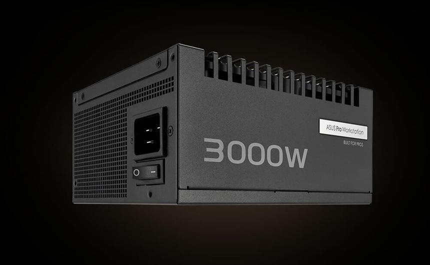 Asus представила блоки питания Pro WS Platinum мощностью до 3 кВт и КПД 94%