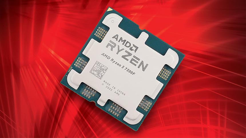 Ryzen 7500F оказался на 30% мощнее Core i5-12400F в тесте в 12 играх