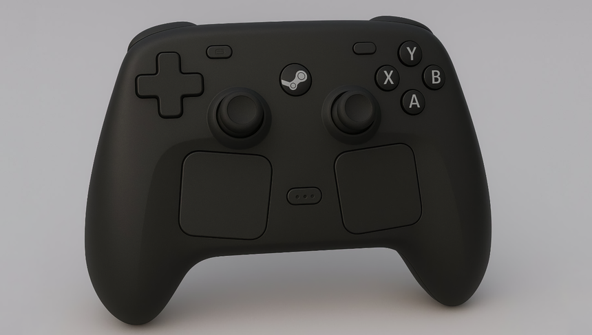 Инсайдер показал новый Steam Controller — с двумя тачпадами и сенсором приближения рук