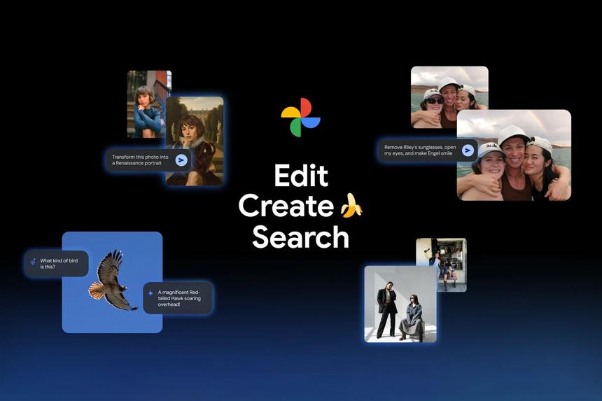 В Google Фото появился ИИ-редактор Nano Banana
