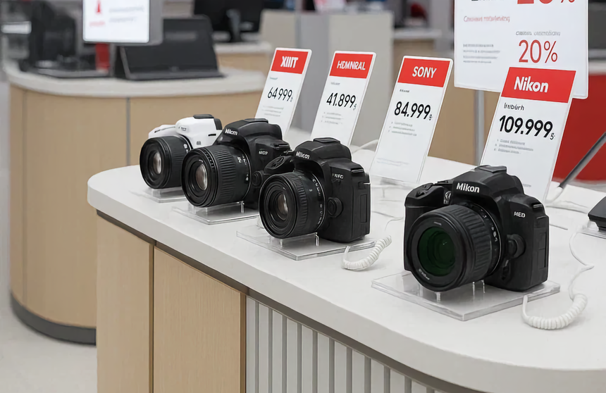 Продажи цифровых фотоаппаратов в России достигли пятилетнего максимума