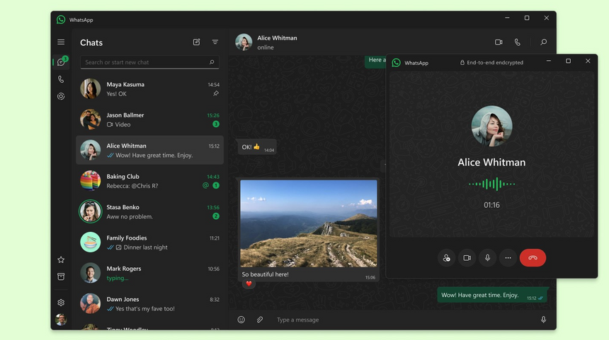 Приложение WhatsApp* для Windows 11 стало потреблять слишком много памяти