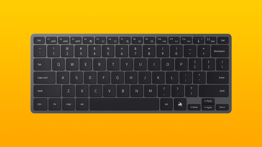 Samsung выпустила ультратонкую клавиатуру с кнопкой под ИИ за $110