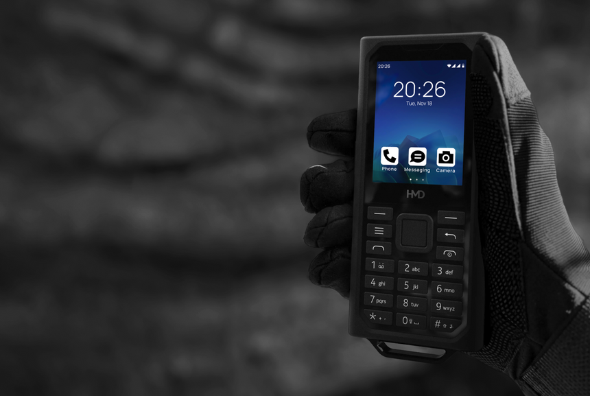 Владелец бренда Nokia представил сверхпрочный кнопочно-сенсорный телефон