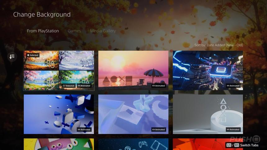 Sony обновила PS5, добавив анимированный сезонный фон и виджет «Recently Played»