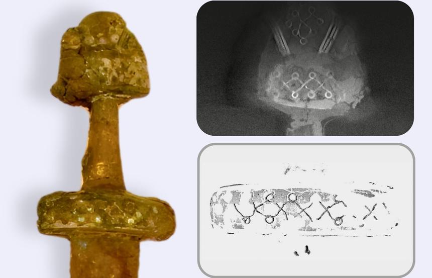 Клеймо на древнерусском мече прочитали с помощью рентгена