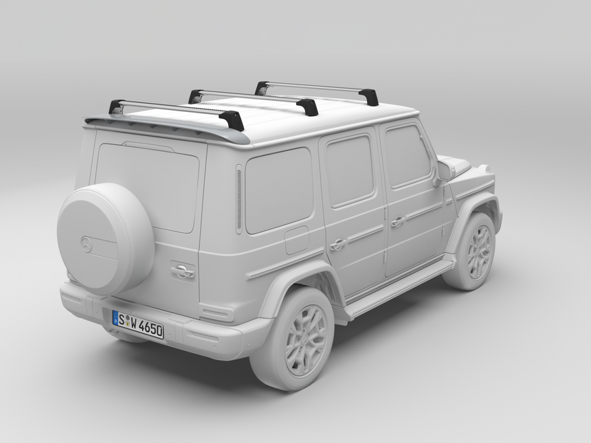 В Сети появился рендер прототипа электрокара Mercedes Baby-G EQ