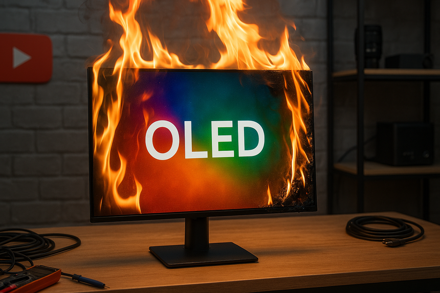 QD-OLED монитор MSI начал показывать первые следы выгорания лишь спустя 5000 часов мучений