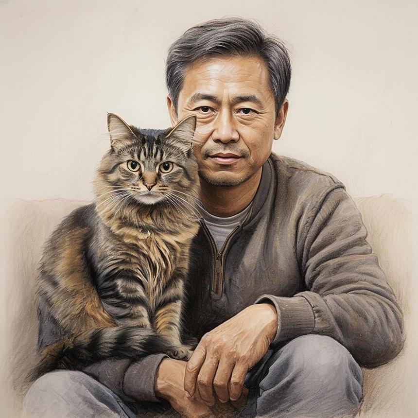 Учёные обнаружили, что кошки больше мяукают при приветствии хозяев-мужчин