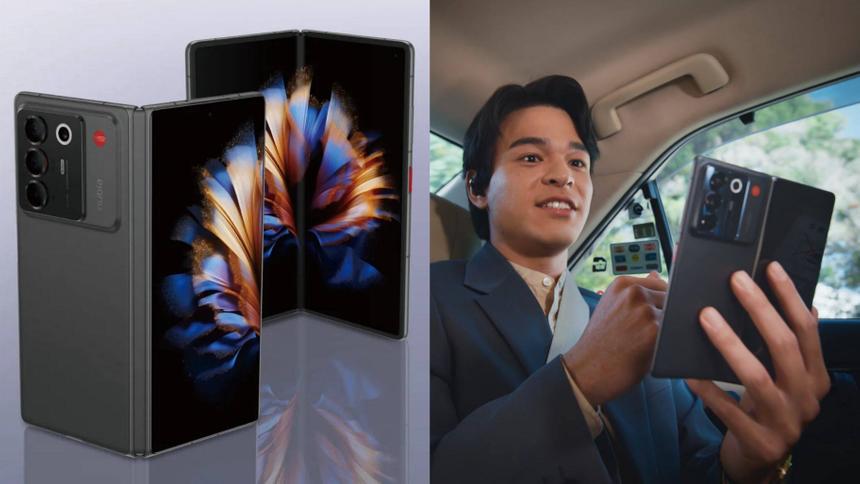 Nubia представила свой первый складной смартфон