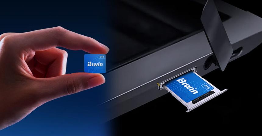 BIWIN представила SSD размером с SIM-карту объемом до 2 ТБ