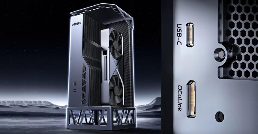 UGreen представила док для внешней видеокарты с собственной системой питания