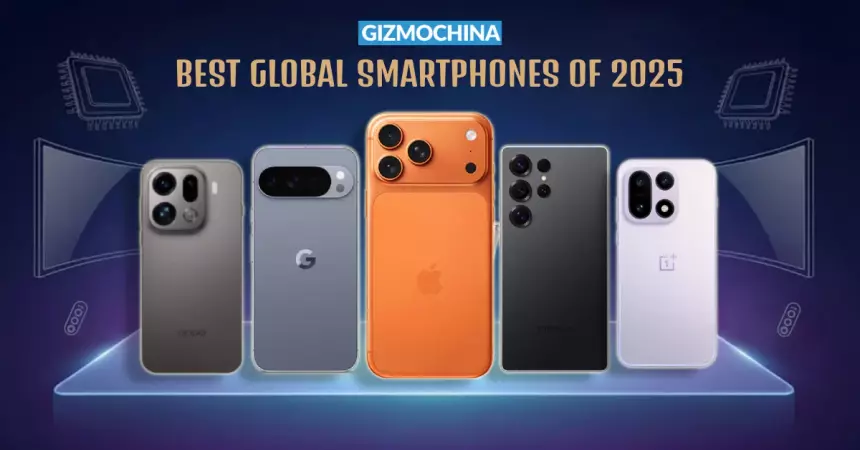 iPhone 17 Pro Max возглавил топ-5 смартфонов 2025 года по версии Gizmochina