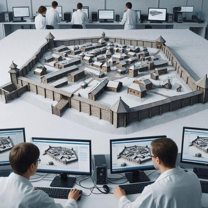 В России запустили проект по созданию цифровых моделей древнерусских городищ