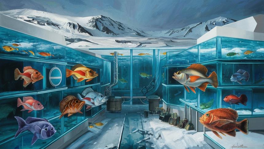 В РФ создали технологию для спасения рыбы от нехватки кислорода зимой