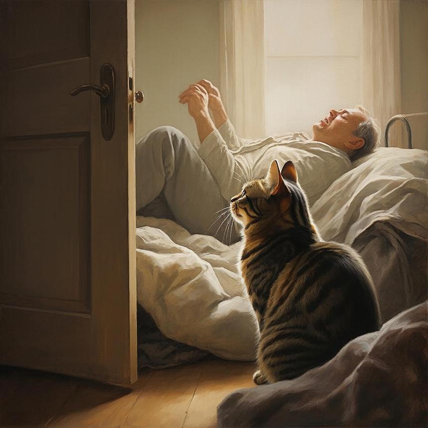 Названы причины, по которым кошки будят хозяев по утрам