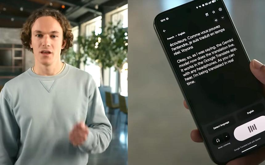 Google Переводчик с помощью ИИ будет переводить речь через любые наушники