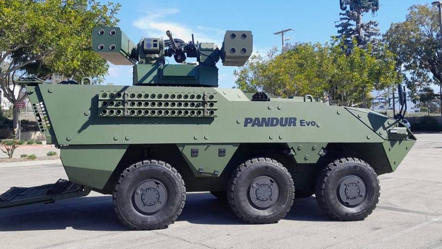 Модуль Sergant Stout на БТР Пандур 6х6