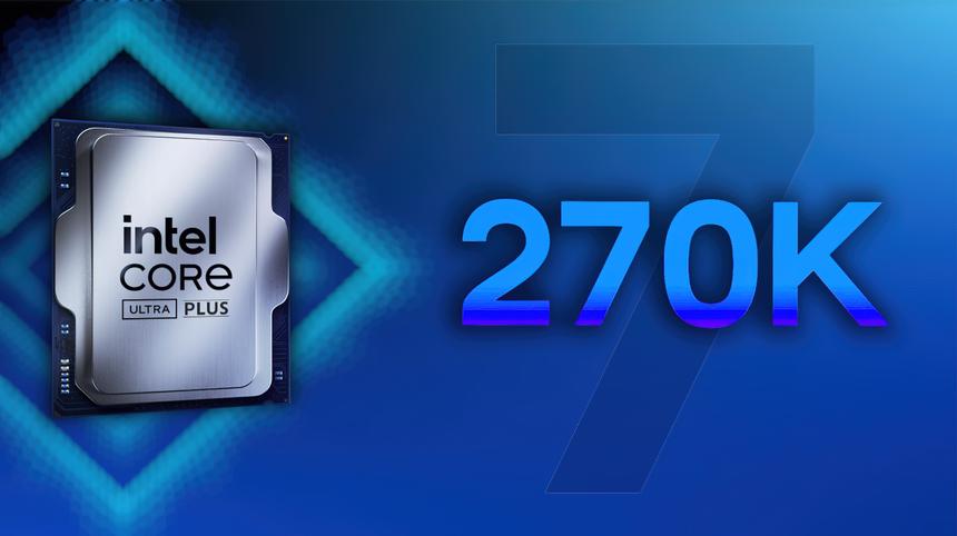 Intel Core Ultra 7 270K Plus оказался на 10% быстрее Ultra 7 265K в PassMark