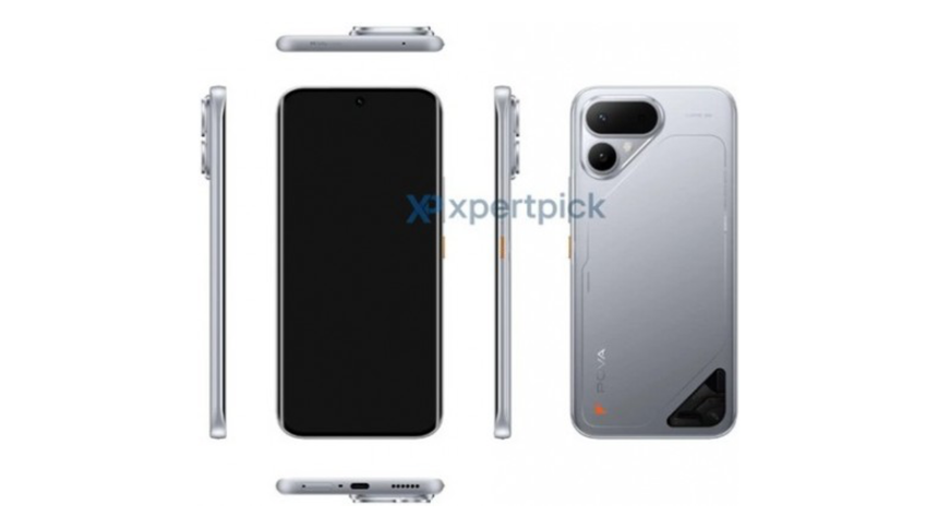 Всплыли изображения Tecno Pova Curve 2 и основные его характеристики