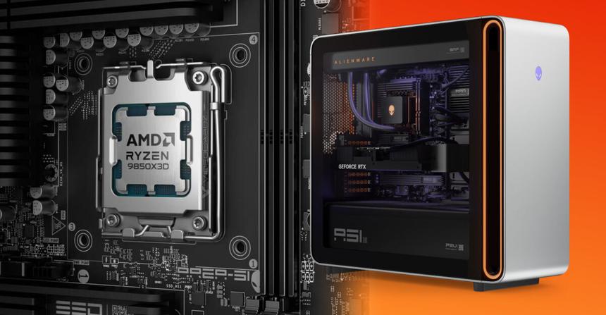 Alienware подтвердила «народный» процессор Ryzen 7 9850X3D — релиз в феврале 2026