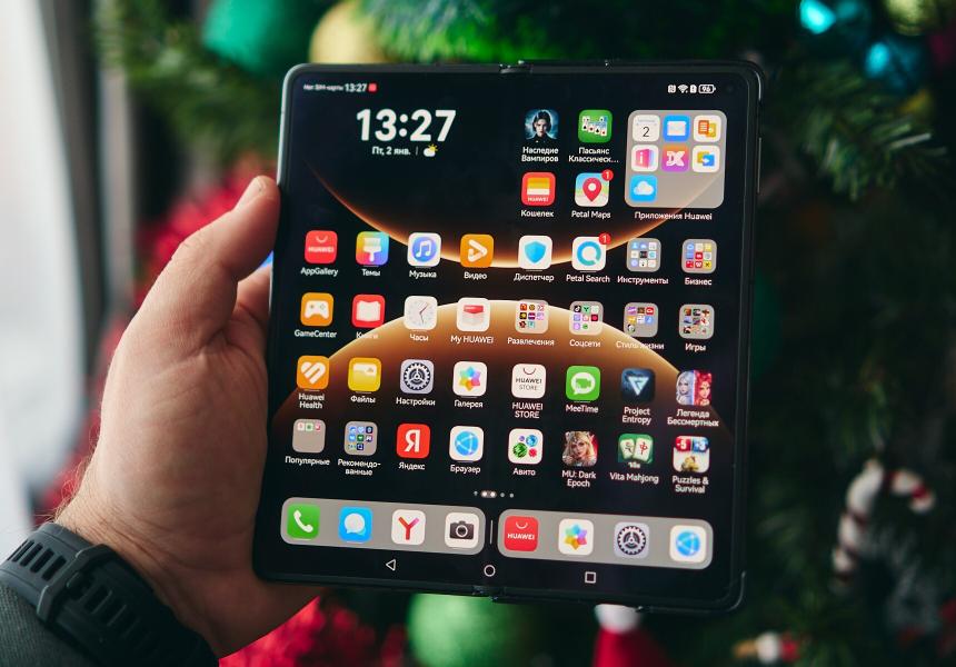 Складной смартфон с самой качественной камерой: HUAWEI Mate X7