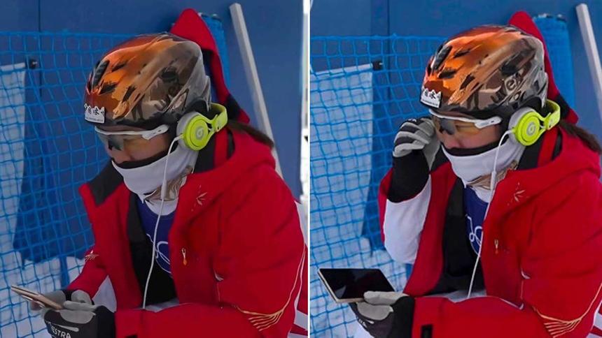 Невышедший складной смартфон Honor Magic V6 заметили у олимпийской чемпионки