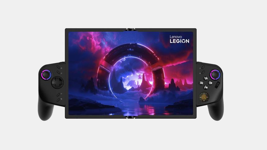 Lenovo показала концепт портативной консоли со складным экраном