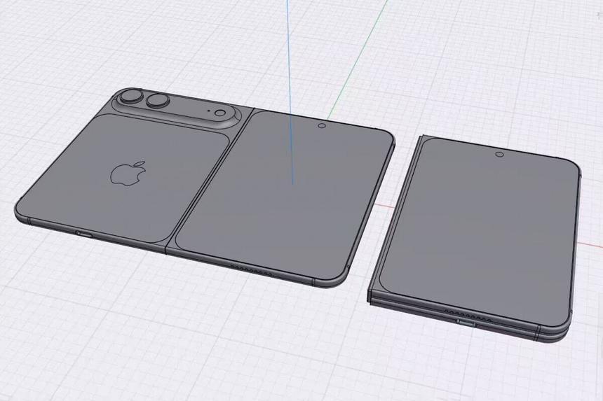 Появились новые рендеры складного iPhone Fold